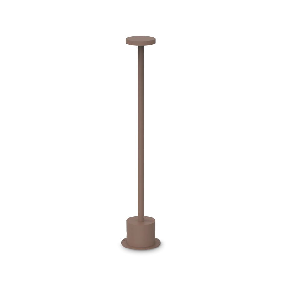 Φωτιστικό Δαπέδου TOFFEE PT D080 H050 Καφέ Ideal Lux 347783