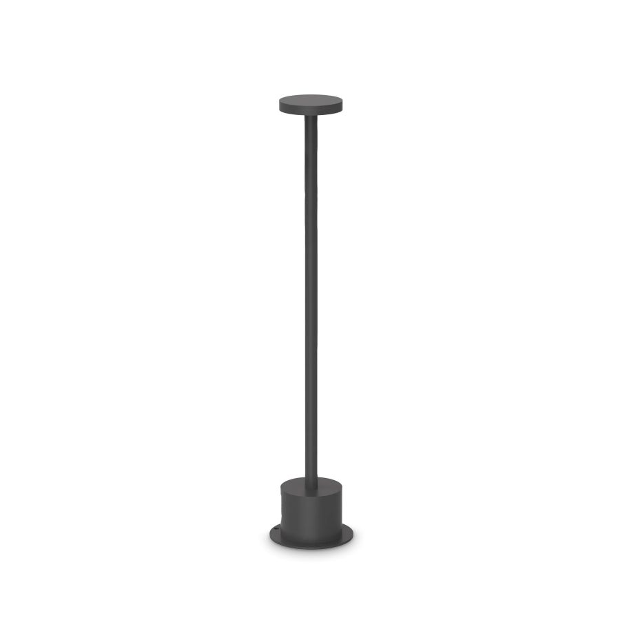 Φωτιστικό Δαπέδου TOFFEE PT D080 H050 Μαύρο Ideal Lux 347790