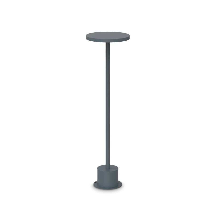Φωτιστικό Δαπέδου TOFFEE PT D160 H050 Ανθρακί Ideal Lux 347837