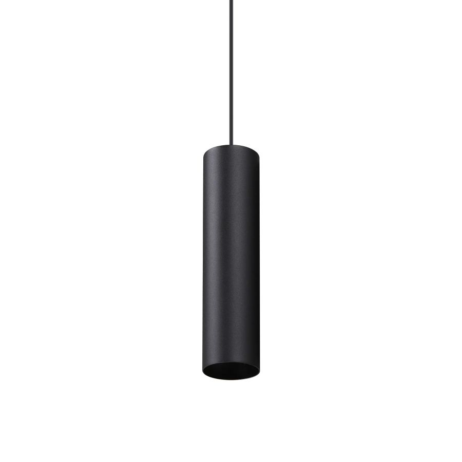 Κρεμαστό Φωτιστικό LOOK SP1 ROUND D60 H250 Μαύρο Ideal Lux 352237