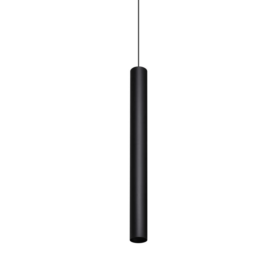 Κρεμαστό Φωτιστικό LOOK SP1 ROUND D60 H700 Μαύρο Ideal Lux 352244