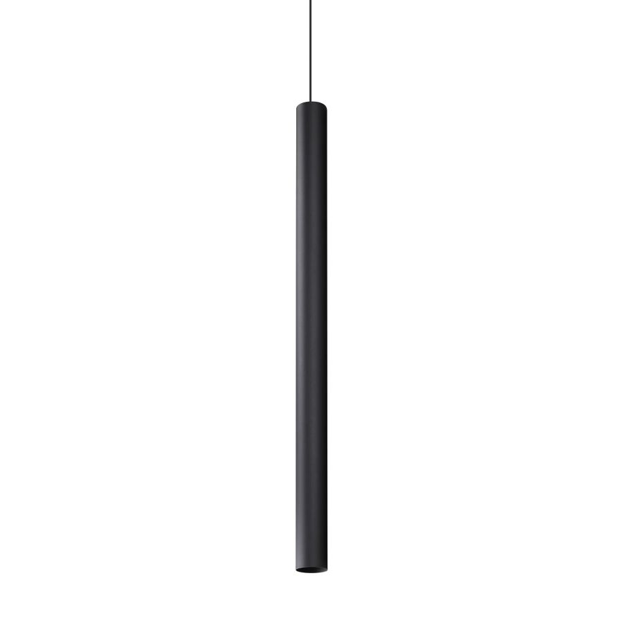 Κρεμαστό Φωτιστικό LOOK SP1 ROUND D60 H1000 Μαύρο Ideal Lux 352251