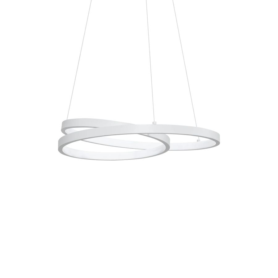 Κρεμαστό Φωτιστικό OZ SP D040 ON-OFF Λευκό 3000K Ideal Lux 352435