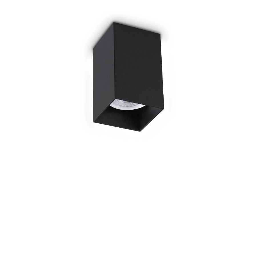 Φωτιστικό Οροφής LOOK PL1 SQUARE D60 H100 Μαύρο Ideal Lux 353845