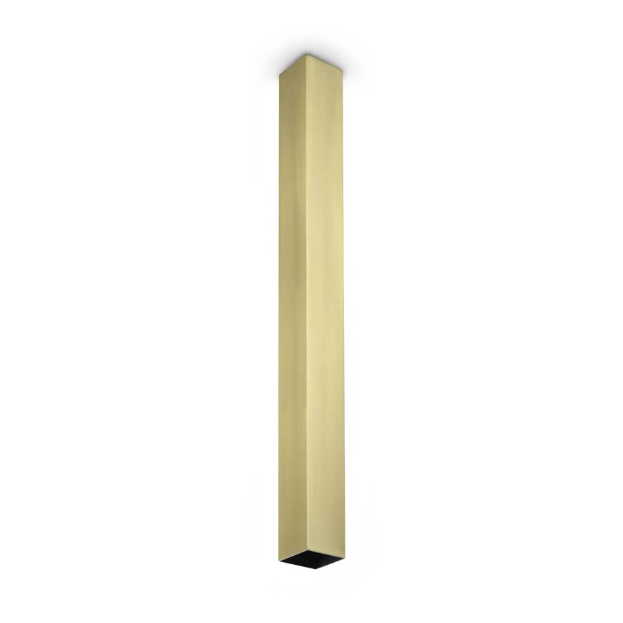Φωτιστικό Οροφής LOOK PL1 SQUARE D60 H750 Ορείχαλκος Ideal Lux 353852