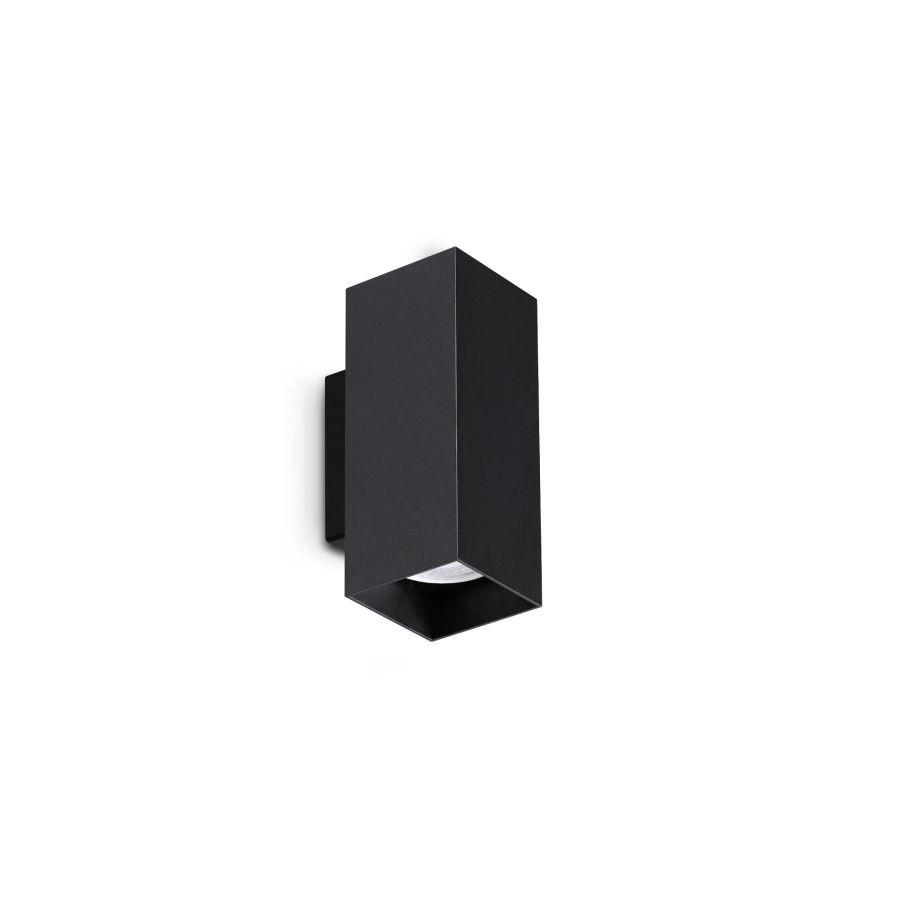Απλίκα LOOK AP2 SQUARE D60 H150 Μαύρο Ideal Lux 353937