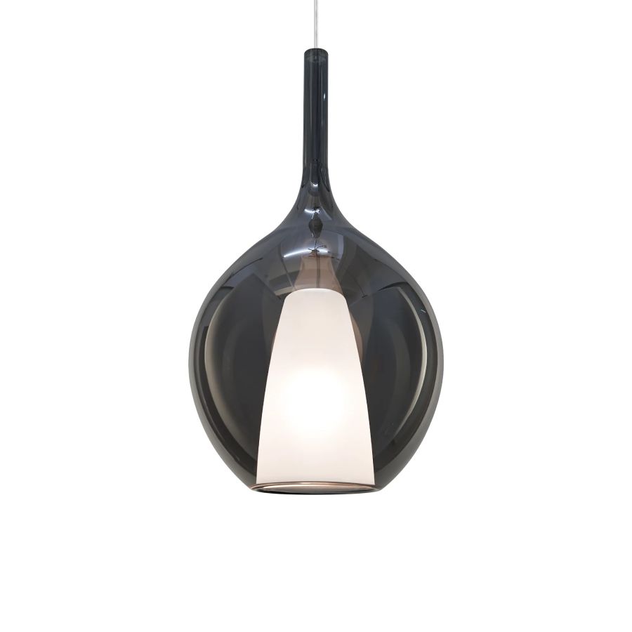 Κρεμαστό Φωτιστικό KALIQUE-2 SP1 D28 FUME' Ideal Lux 359618