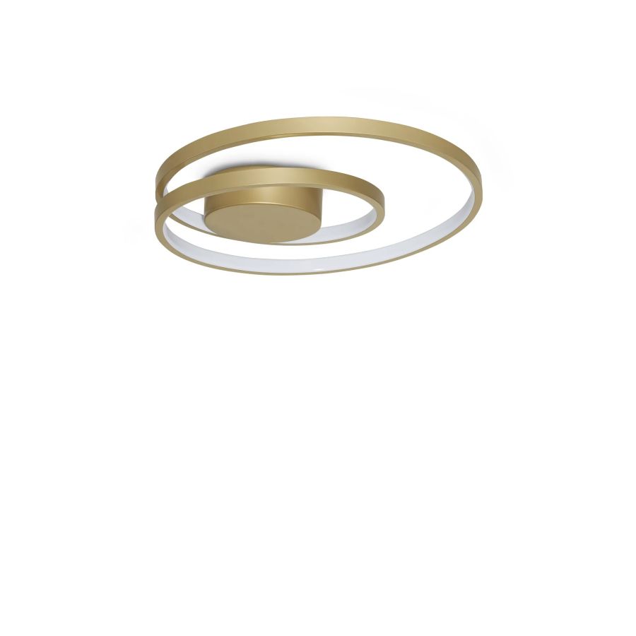 Φωτιστικό Οροφής OZ PL D040 ON-OFF Ορείχαλκος 3000K Ideal Lux 365046