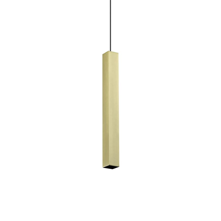 Κρεμαστό Φωτιστικό LOOK SP1 SQUARE D40 H400 Ορείχαλκος Ideal Lux 366982