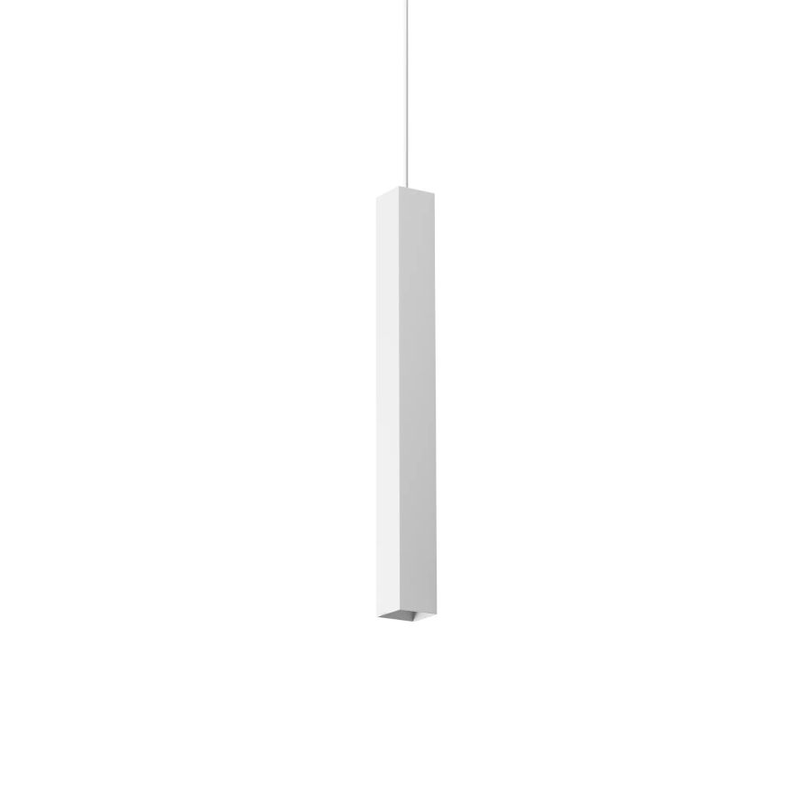 Κρεμαστό Φωτιστικό LOOK SP1 SQUARE D40 H400 Λευκό Ideal Lux 366999