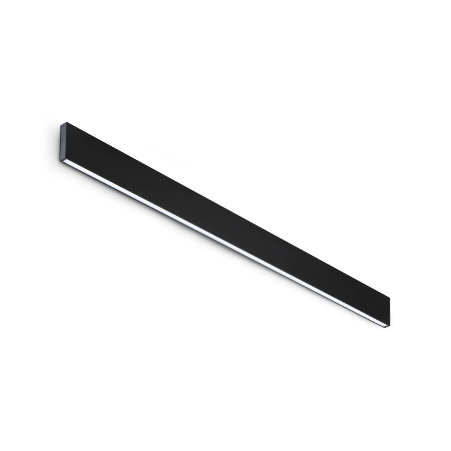 Απλίκα STEEL AP1 D20 MONO-EMISSION WIDE 3000K Μαύρο Ideal Lux 367576