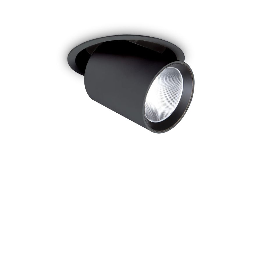 Χωνευτό Φωτιστικό NOVA FI 20W 4000K Μαύρο Ideal Lux 370187