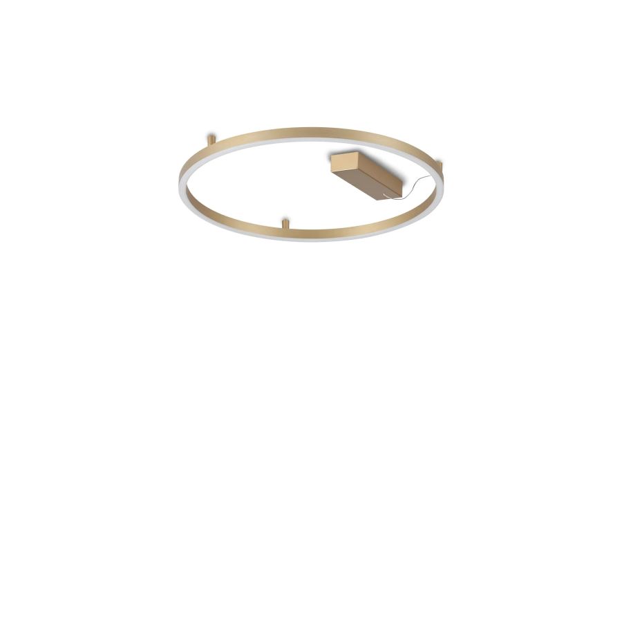 Φωτιστικό Οροφής ORACLE SLIM PL D050 ROUND 3000K ON-OFF OT Ideal Lux 370217