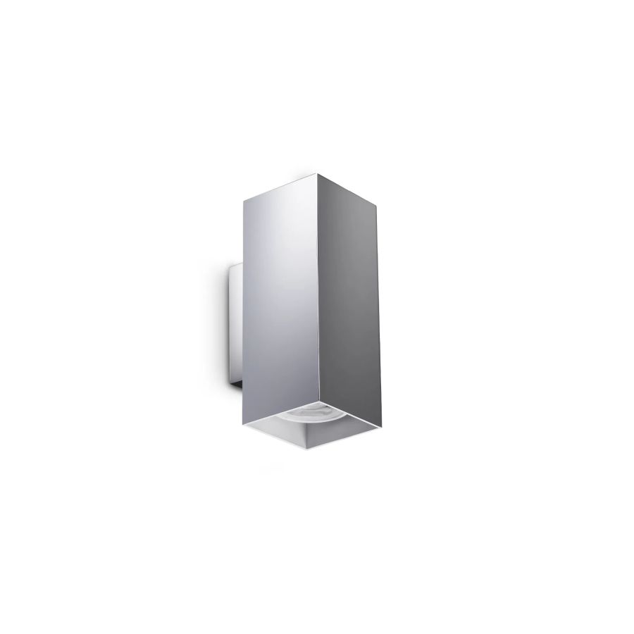 Απλίκα LOOK AP2 SQUARE D60 H150 Χρώμιο Ideal Lux 370255