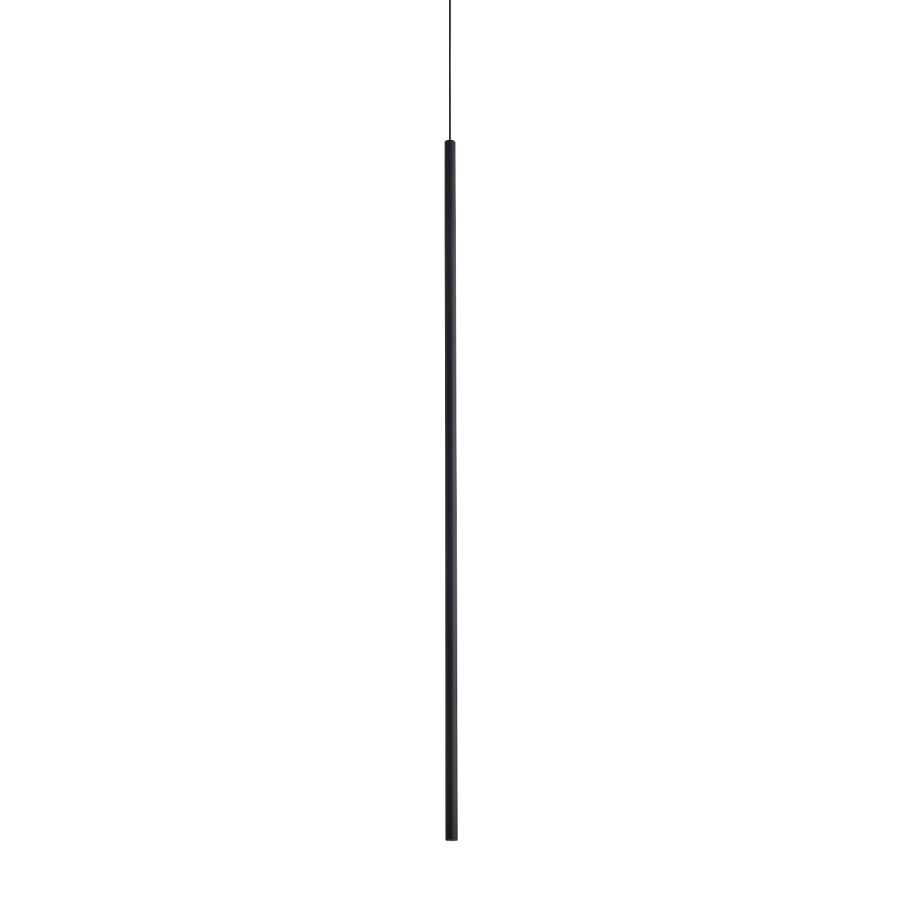Κρεμαστό Φωτιστικό LOOK LED SP1 ROUND D16 H1000 ON-OFF Μαύρο 3000K Ideal Lux 370934
