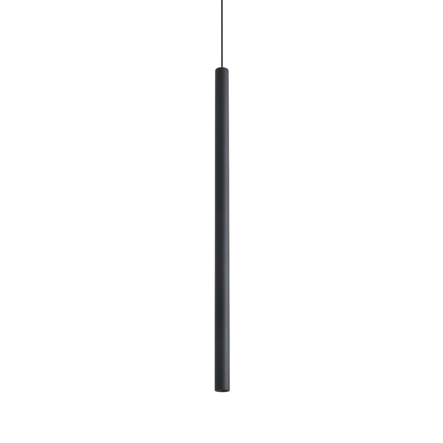 Κρεμαστό Φωτιστικό LOOK LED SP1 ROUND D30 H700 ON-OFF Μαύρο 3000K Ideal Lux 371122