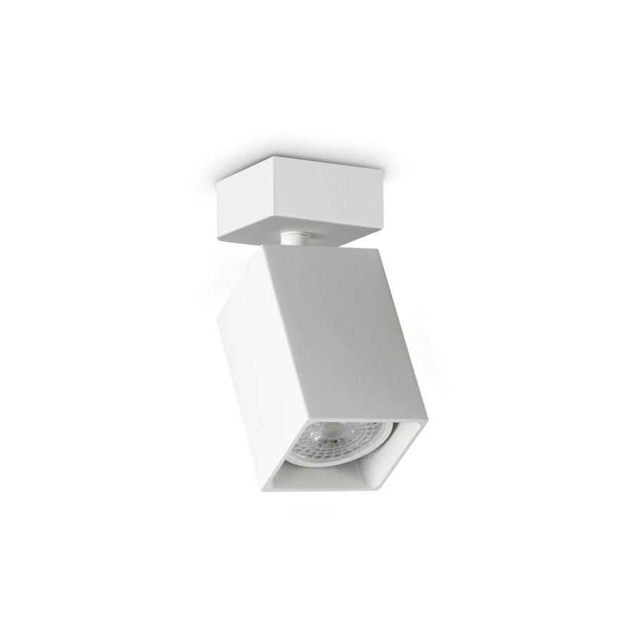 Απλίκα DYNAMITE AP1 SQUARE Λευκό Ideal Lux 371160