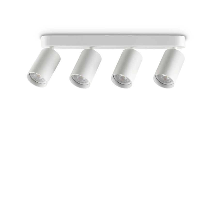 Φωτιστικό Οροφής DYNAMITE PL4 LINEAR ROUND Λευκό Ideal Lux 371337