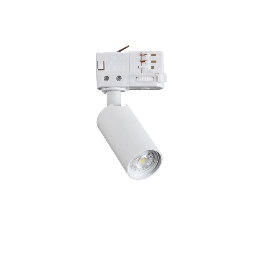 Προβολέας DYNAMITE TR 3-PHASE MINI ROUND Λευκό Ideal Lux 371450