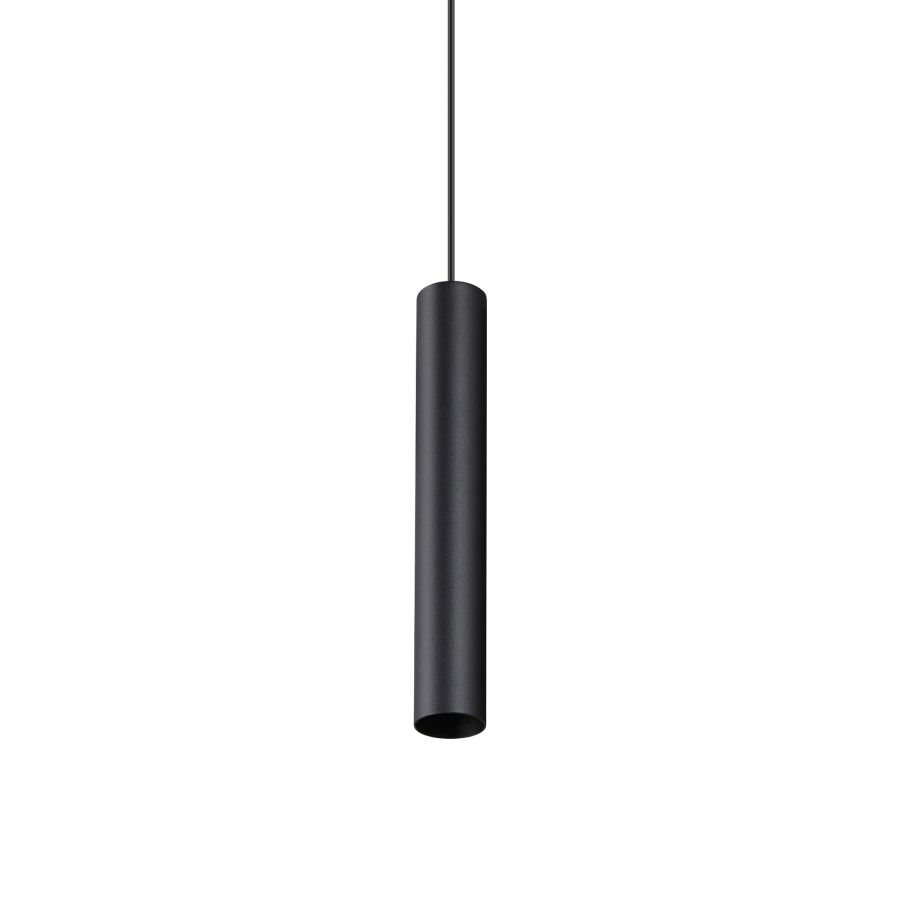 Κρεμαστό Φωτιστικό LOOK SP1 ROUND D40 H250 Μαύρο Ideal Lux 371573