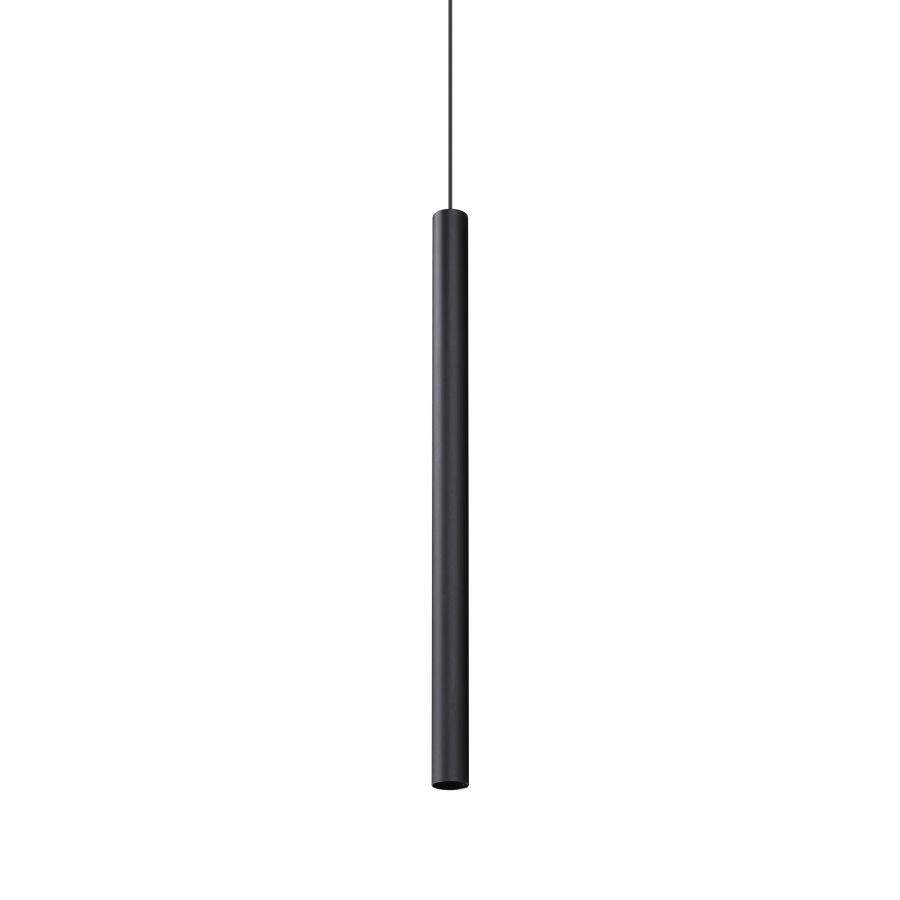 Κρεμαστό Φωτιστικό LOOK SP1 ROUND D40 H700 Μαύρο Ideal Lux 371610
