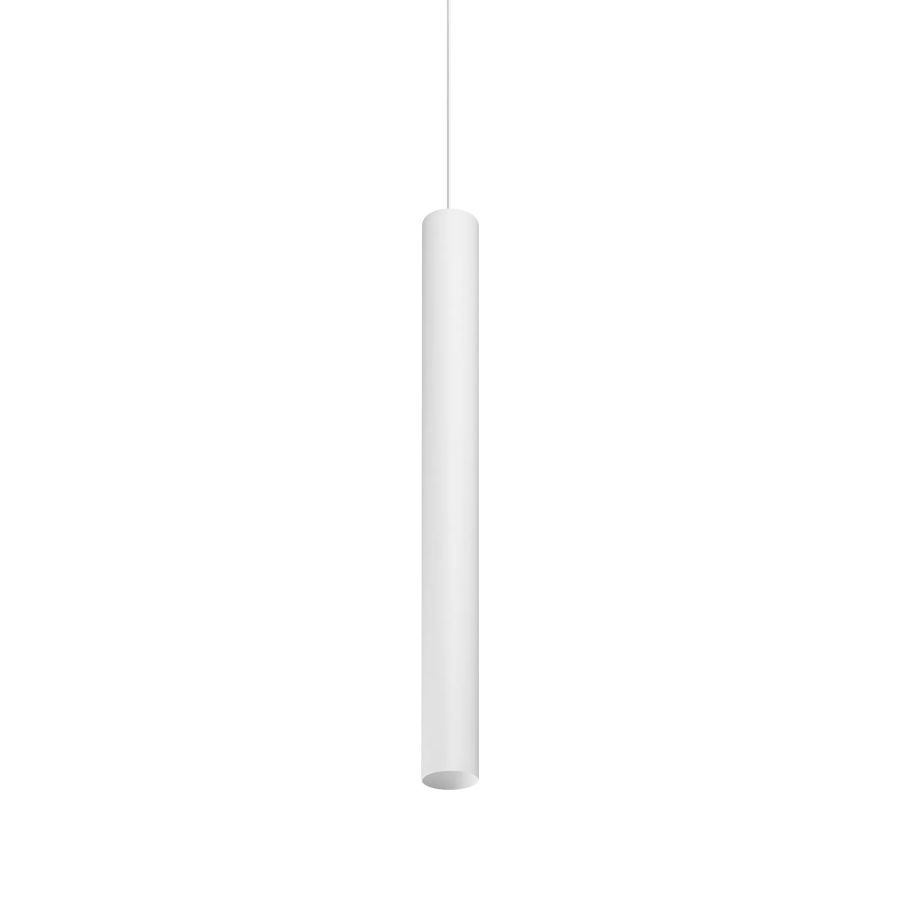 Κρεμαστό Φωτιστικό LOOK SP1 ROUND D60 H700 Λευκό Ideal Lux 371672