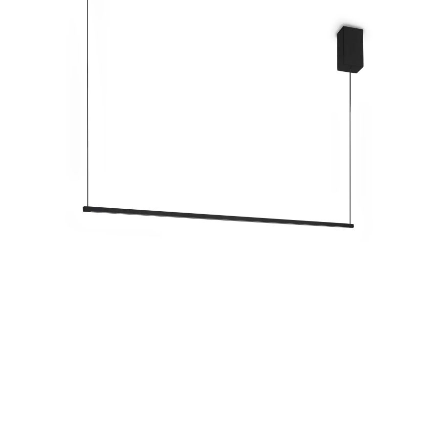 Κρεμαστό Φωτιστικό ESSENCE SP SQUARE Μαύρο 3000K Ideal Lux 371825