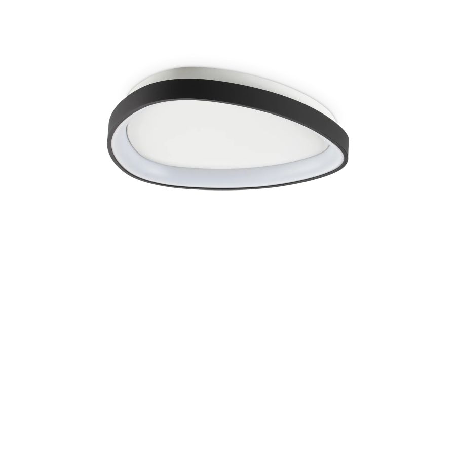 Φωτιστικό Οροφής GEMINI PL D042 ON-OFF Μαύρο 4000K Ideal Lux 372044