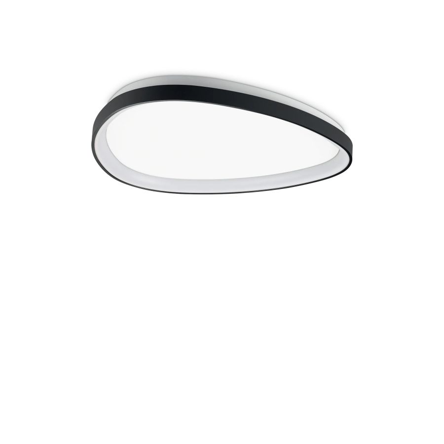 Φωτιστικό Οροφής GEMINI PL D061 ON-OFF Μαύρο 4000K Ideal Lux 372075