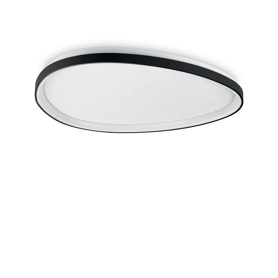 Φωτιστικό Οροφής GEMINI PL D081 ON-OFF Μαύρο 4000K Ideal Lux 372105