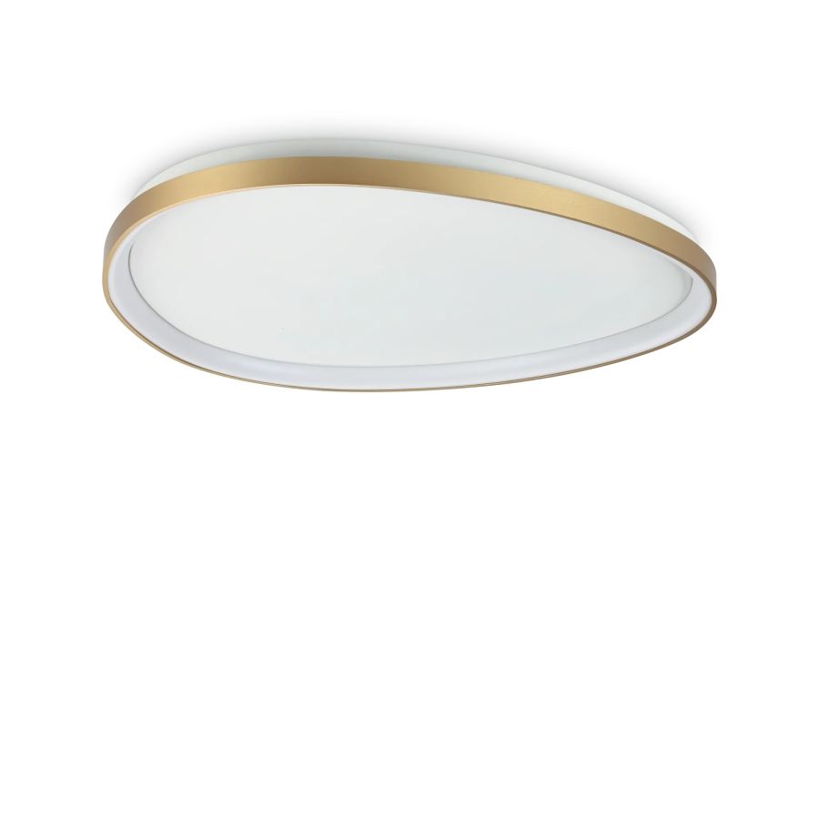 Φωτιστικό Οροφής GEMINI PL D081 ON-OFF Ορείχαλκος 4000K Ideal Lux 372112