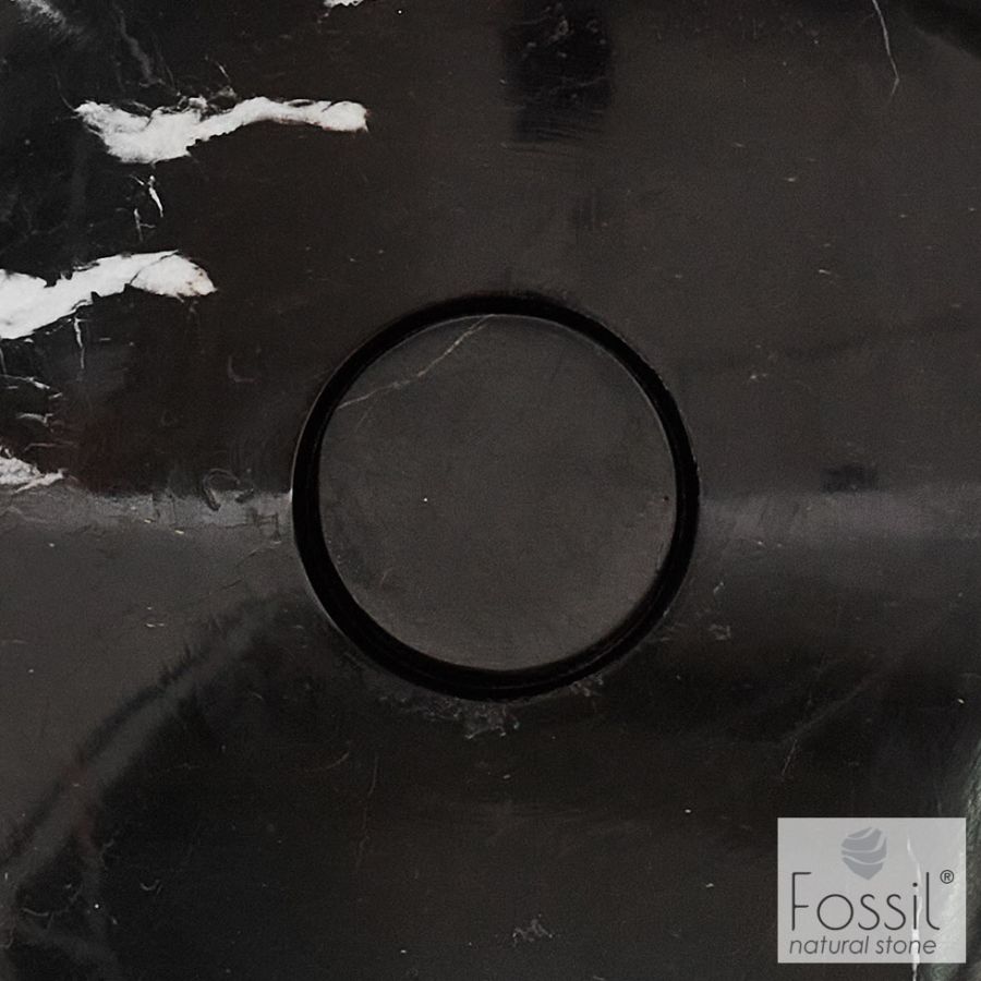 Τάπα Νιπτήρα Fossil Marquina Nero TPD01-400