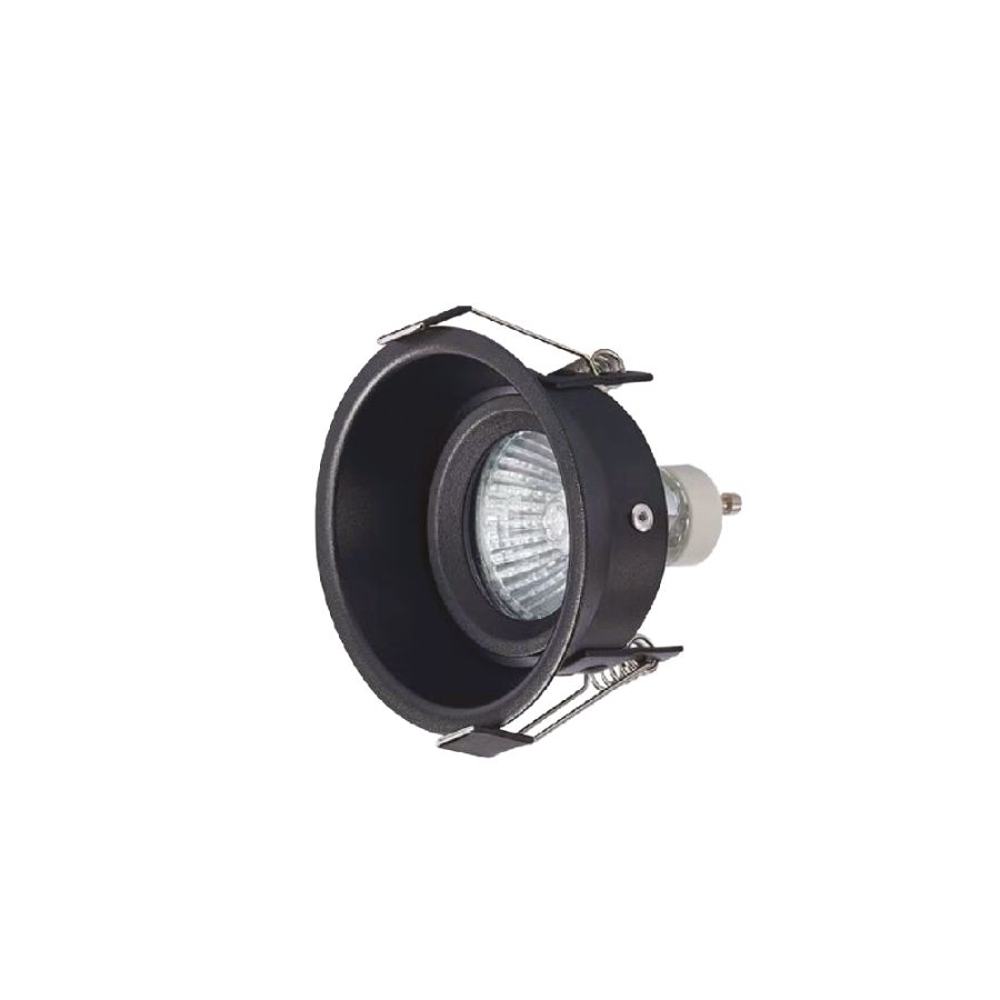 Downlight σποτ GU10 σε μαύρη απόχρωση X0010-Black