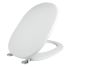 Κάλυμμα Λεκάνης WC Polyester B.T Λευκό 42,5-47,5x34,5cm Οπές 10-20cm για Ideal Standard Linda, Florile Elvit 0094