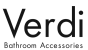 Πετσετοθήκη Μπάνιου Μονή 30εκ. Verdi Omicron Λευκή Ματ 3020101
