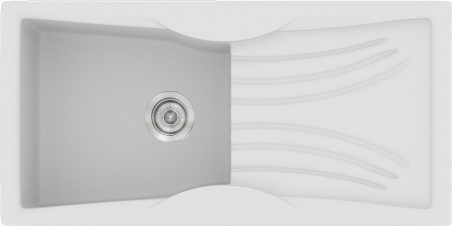 Sanitec Νεροχύτης 328 Classic 99×51 328-00-White