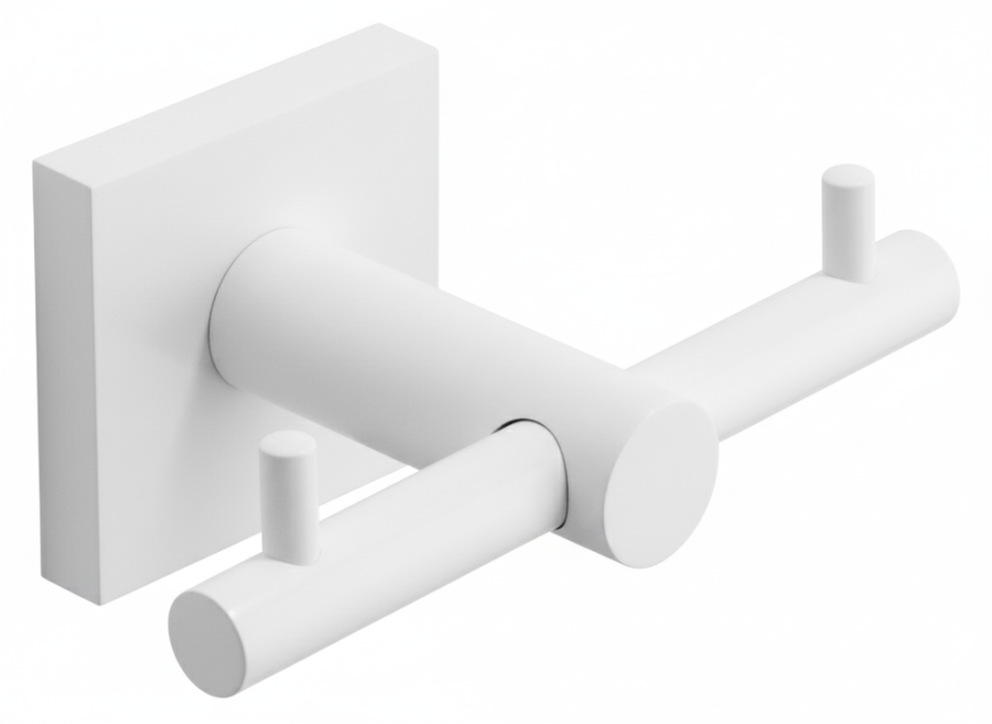 Άγκιστρο Διπλό Λευκό Bronze Art Noir-Project MH09-36-AA