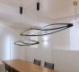 SE LED 100 SIGMA PENDANT BLACK 49W 3CCT 20x100cm IP20 220V 2 YEARS WARRANTY Α1 HOMELIGHTING 77-50664