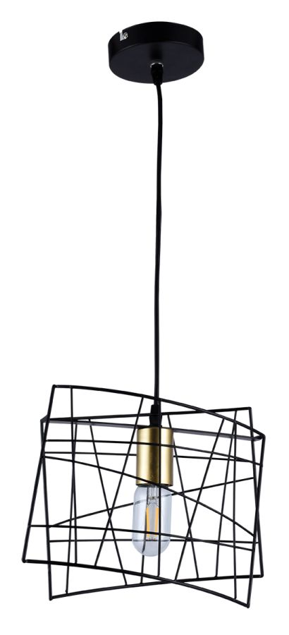 PDC 6089 BK 1/Φ ΜΕΤΑΛΛΙΚΟ ΤΕΤΡΑΓΩΝΑ ΠΛΑΙΣΙΑ ΑΝΙΣΟΠΕΔΑ & ΟΞΥΝΤΕ ΛΕΠΤΟΜΕΡΕΙΑ 1ΧΕ27 ARlight 0114041