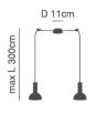 SE21-BL-4-BL2-MS3 ADEPT TUBE Black Pendant Black Metal Shade+ HOMELIGHTING 77-8557