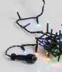 300Led Λαμπάκια Με Επέκταση,Πρόγραμμα Και Μετασχηματιστή Ip44 ,Πράσινο Καλώδιο/Πολύχρωμο Λαμπάκι , (5cm Απόσταση) 15 Μέτρα Lianos 80425