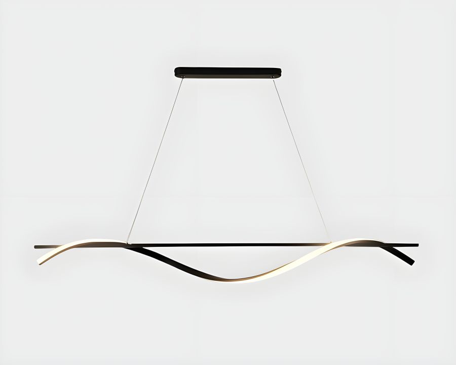 SE LED 100  ONDAS PENDANT BLACK 23W  3CCT WITH MEMORY 2 YEARS WARRANTY Α1 HOMELIGHTING 77-50450