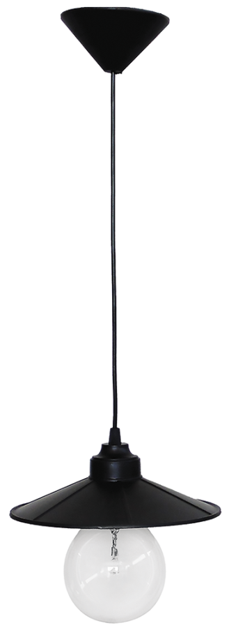 Φωτιστικό κρεμαστό LP-150K -M- BLACK Heronia 11-0090