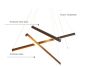 SE LED 30 BEATRICE BLACK PENDANT 60x60x150cm 30W IP20 3CCT WITH MEMORY 2 YEARS WARRANTY Α1 HOMELIGHTING 77-50606
