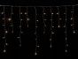 100Led Ασύμμετρη Κουρτίνα Επεκτεινόμενη All Flash Με Μετασχηματιστή ip44 200 x 70(h)cm,Διάφανο Καλώδιο/Θερμό Λαμπάκι , (Kelvin: 2500 - 3.000) Lianos 80416