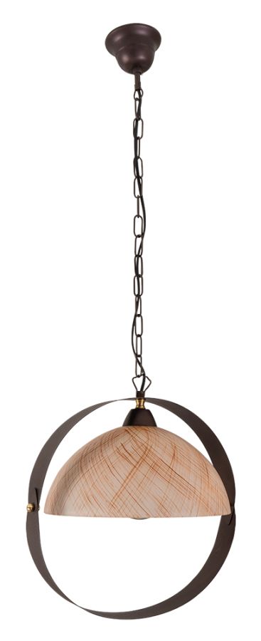 PDA 109 1/Φ ΓΥΑΛΙΝΟ ΚΑΦΕ ΜΕ ΛΑΜΕΣ ΚΥΚΛΟΣ 1ΧΕ27 ARlight 0108423