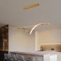 SE LED 100 ONDAS PENDANT GOLD 23W 3CCT WITH MEMORY 2 YEARS WARRANTY Α1 HOMELIGHTING 77-50451