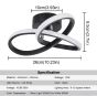 SE LED 25 SIERRA CEILING BLACK 22W 3CCT WITH MEMORY 2 YEARS WARRANTY Ζ4 HOMELIGHTING 77-50469