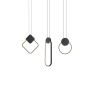 SE LED 20 ELLO BLACK PENDANT 15W 3CCT WITH MEMORY 2 YEARS WARRANTY Δ1 HOMELIGHTING 77-50488