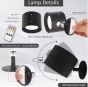 SE LED 4 MIZU BLACK WALL BATTERY LED LAMP RECHARCHEABLE 8x4,5cm 3,5w 2000mah 3CCT CHARGING TIME HOMELIGHTING 77-50591